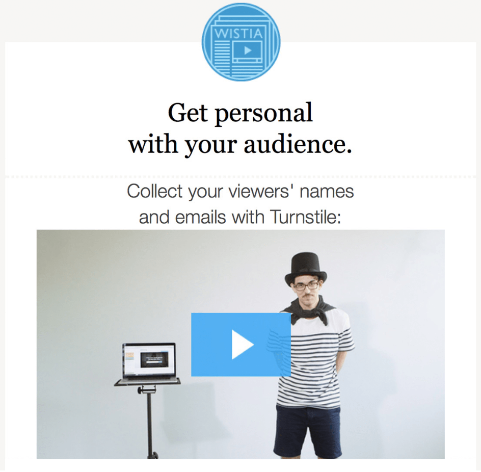 Wistia email