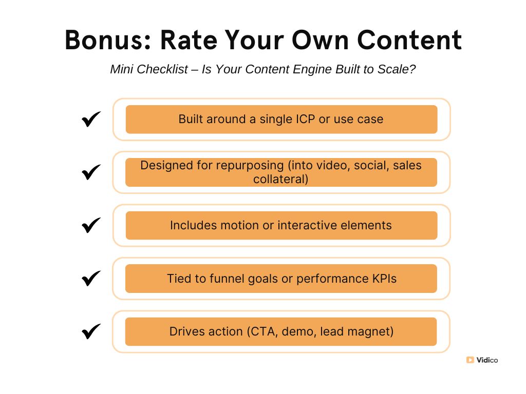 Infographic about Rating Your Own Content