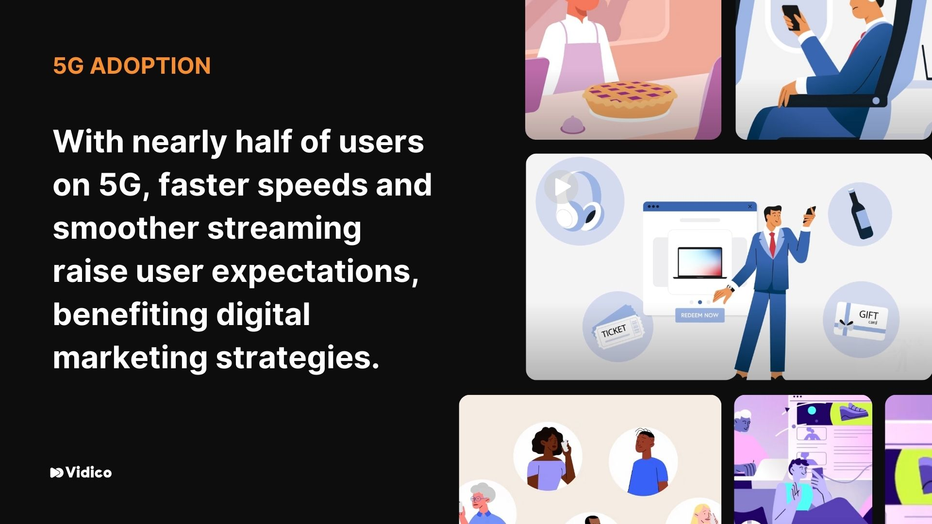 Infographics about 5G adoption