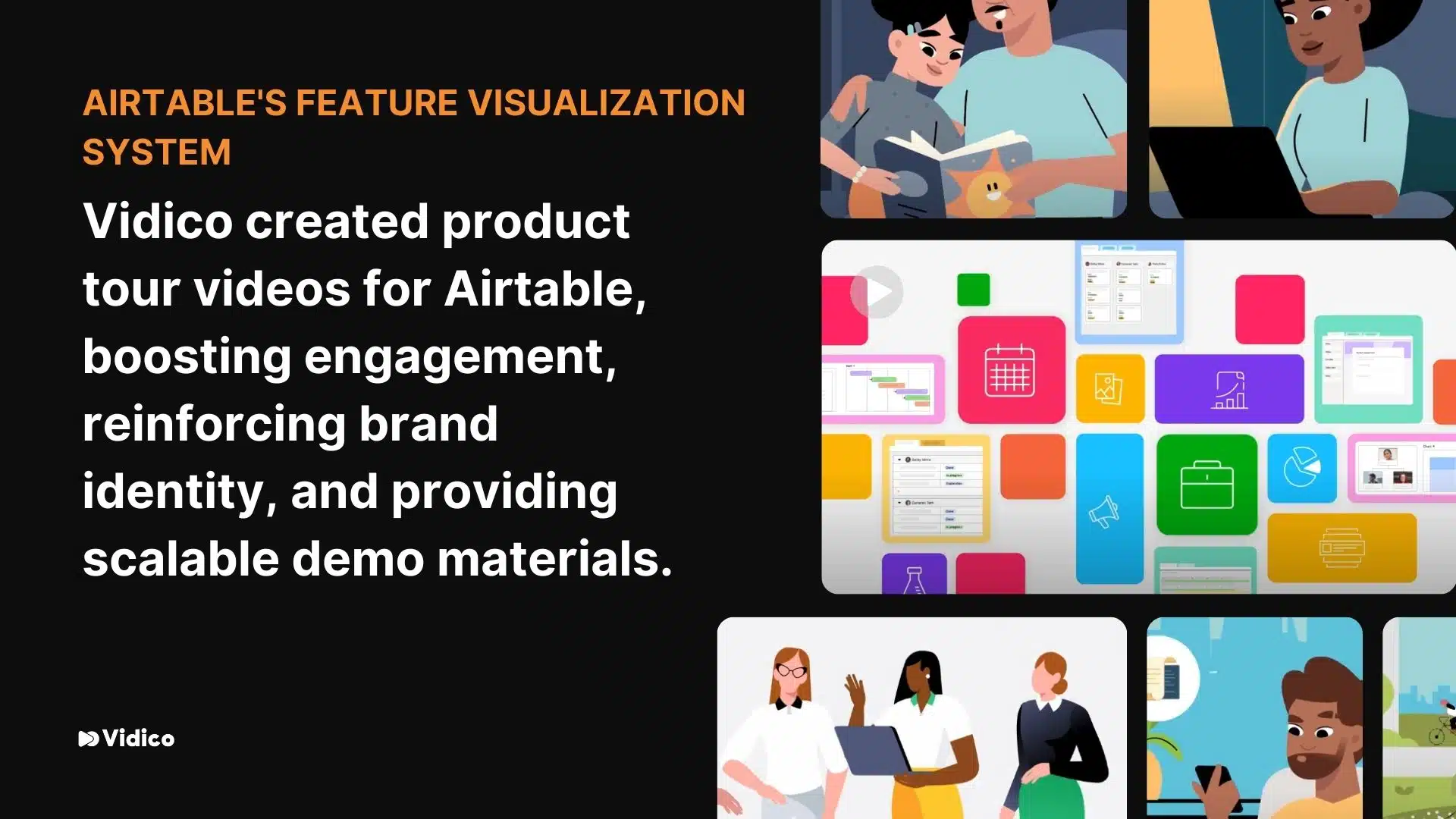 Infographics about Airtable's Feature Visualization System