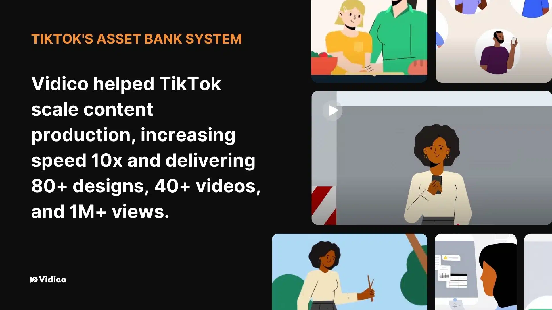 Infographics about TikTok's Asset Bank System