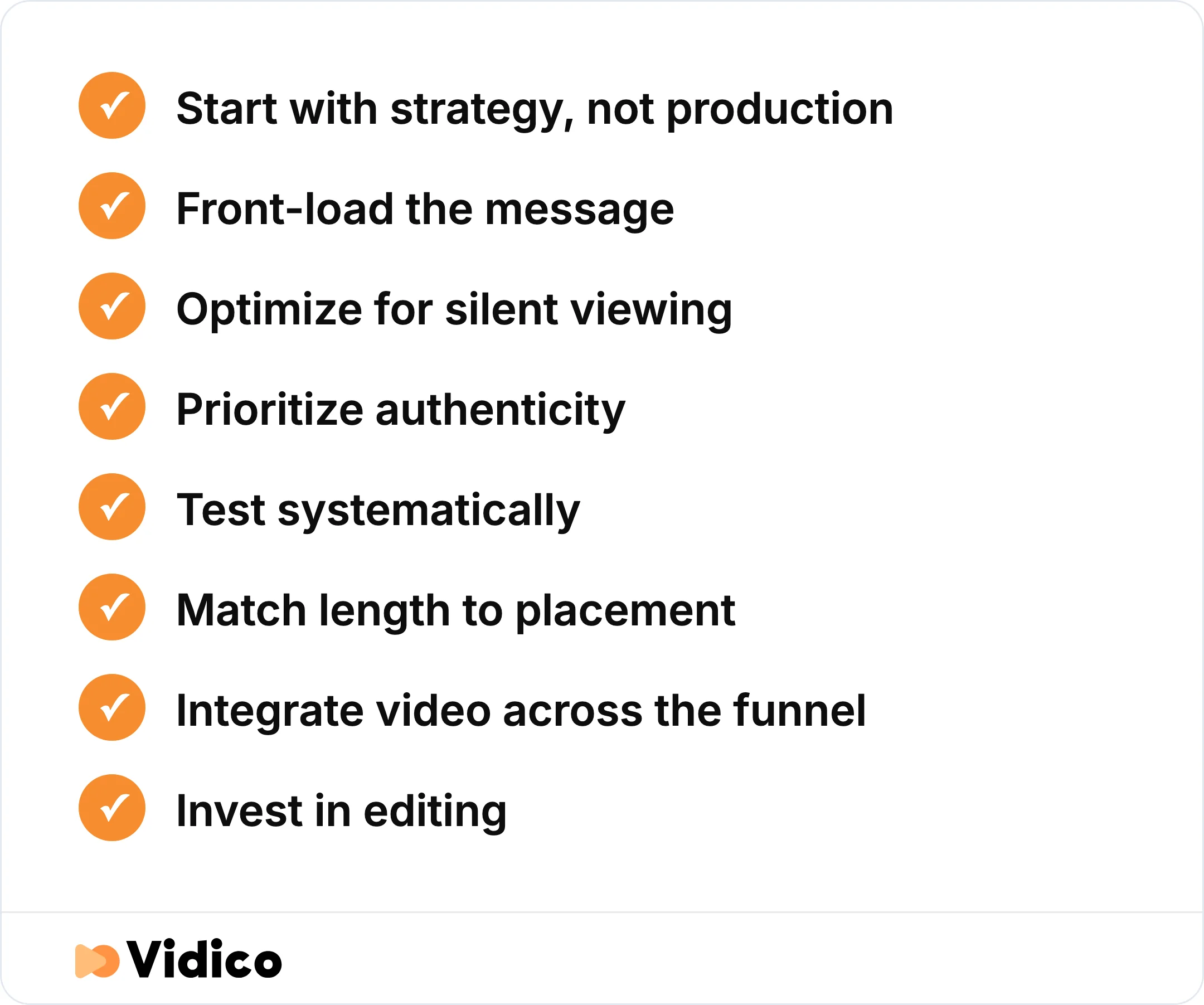 Eight practices that separate B2B video ads that convert from ads that get scrolled past.