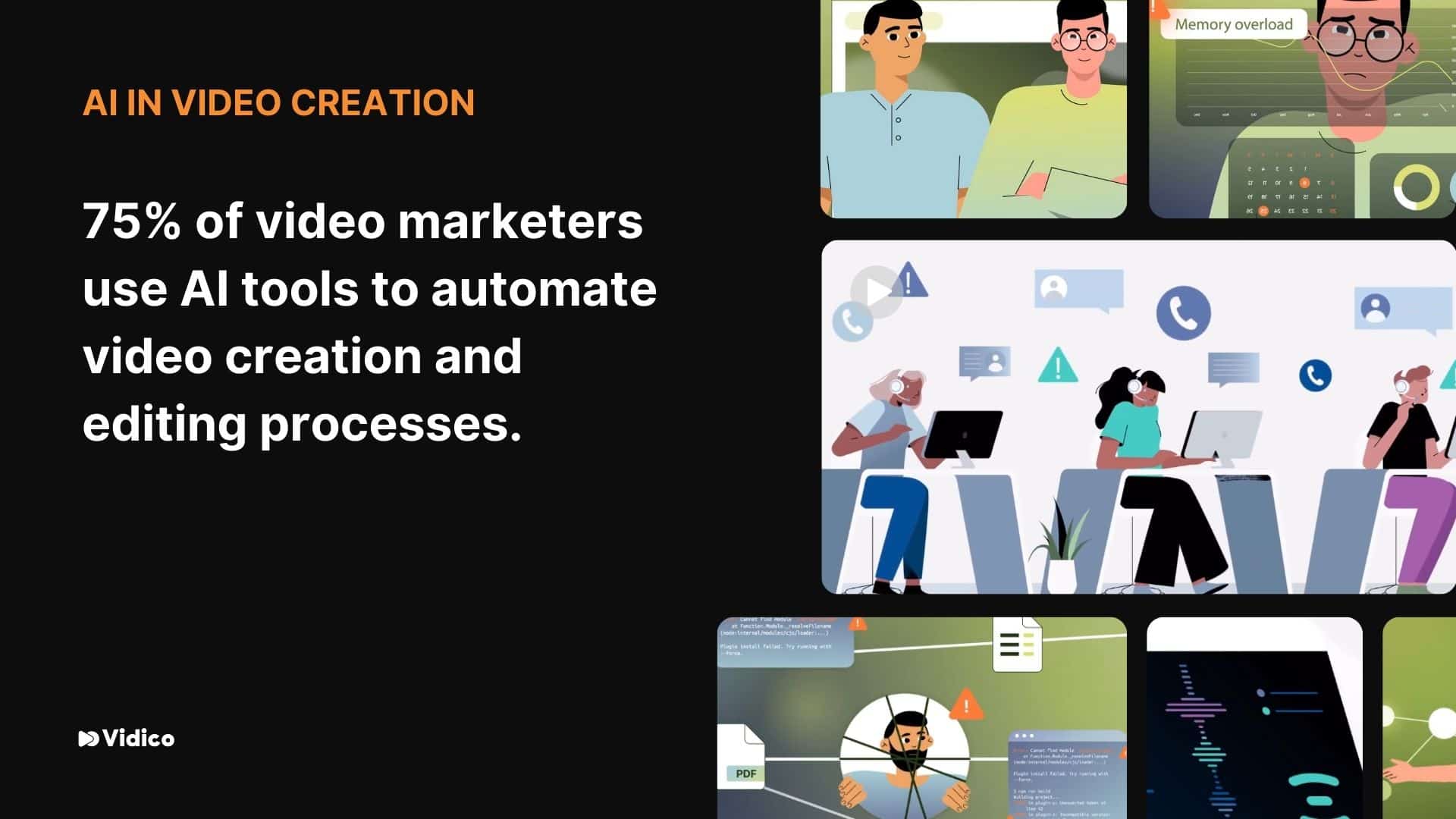 AI in Video Creation 75% of video marketers use AI tools for video creation