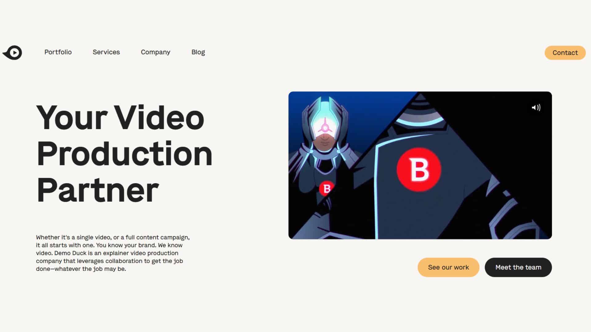 Demo Duck Website