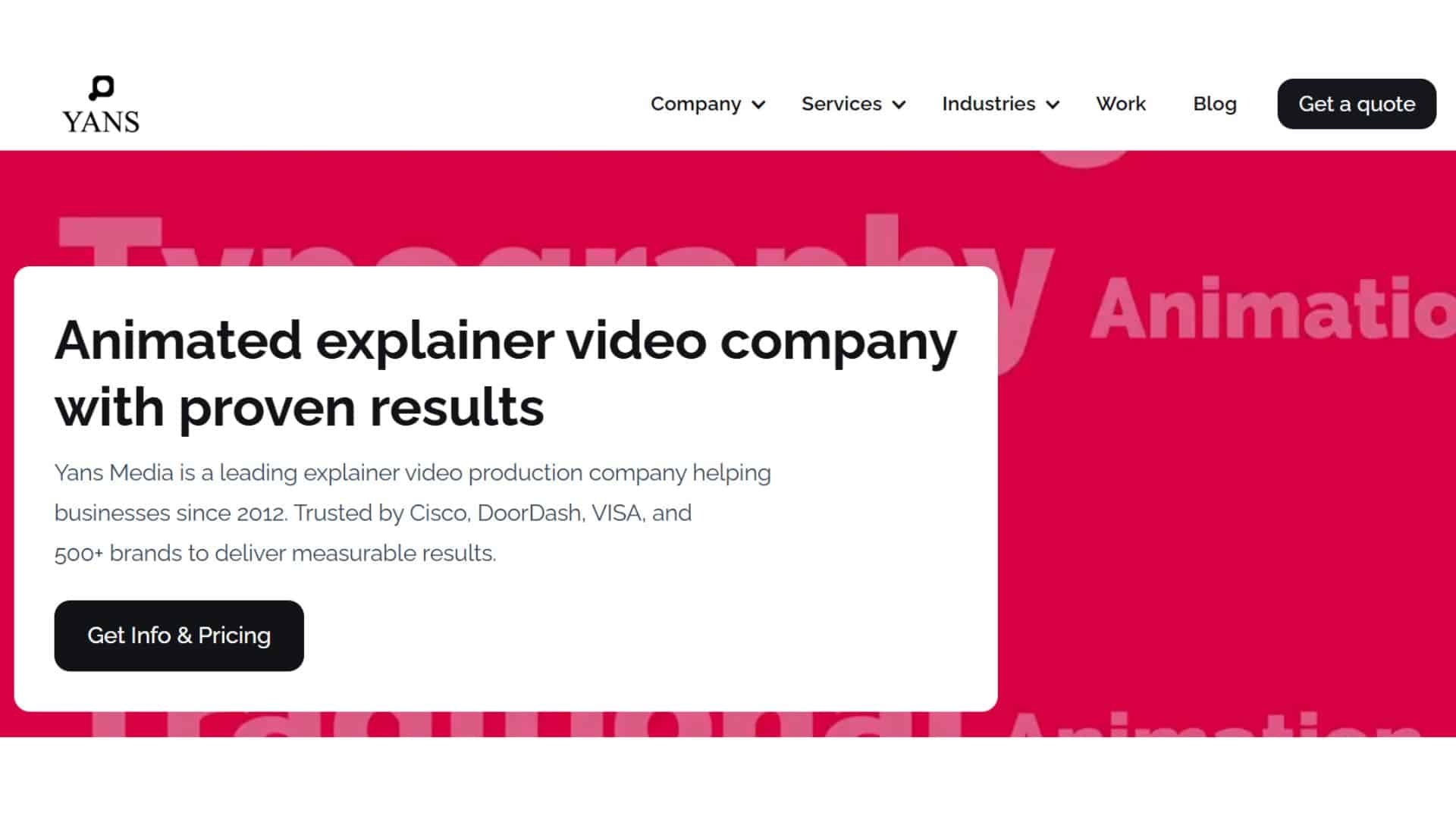 Yans Media Website