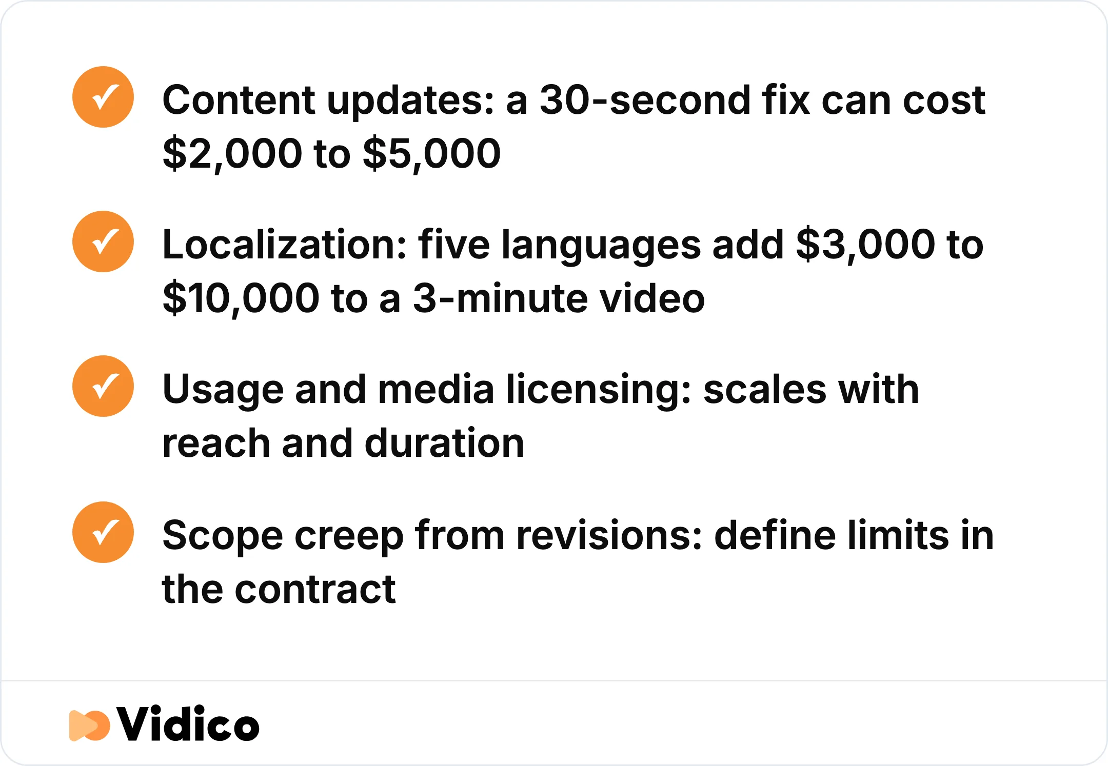 Four recurring expenses that initial quotes rarely include can quietly double a video's lifetime cost.