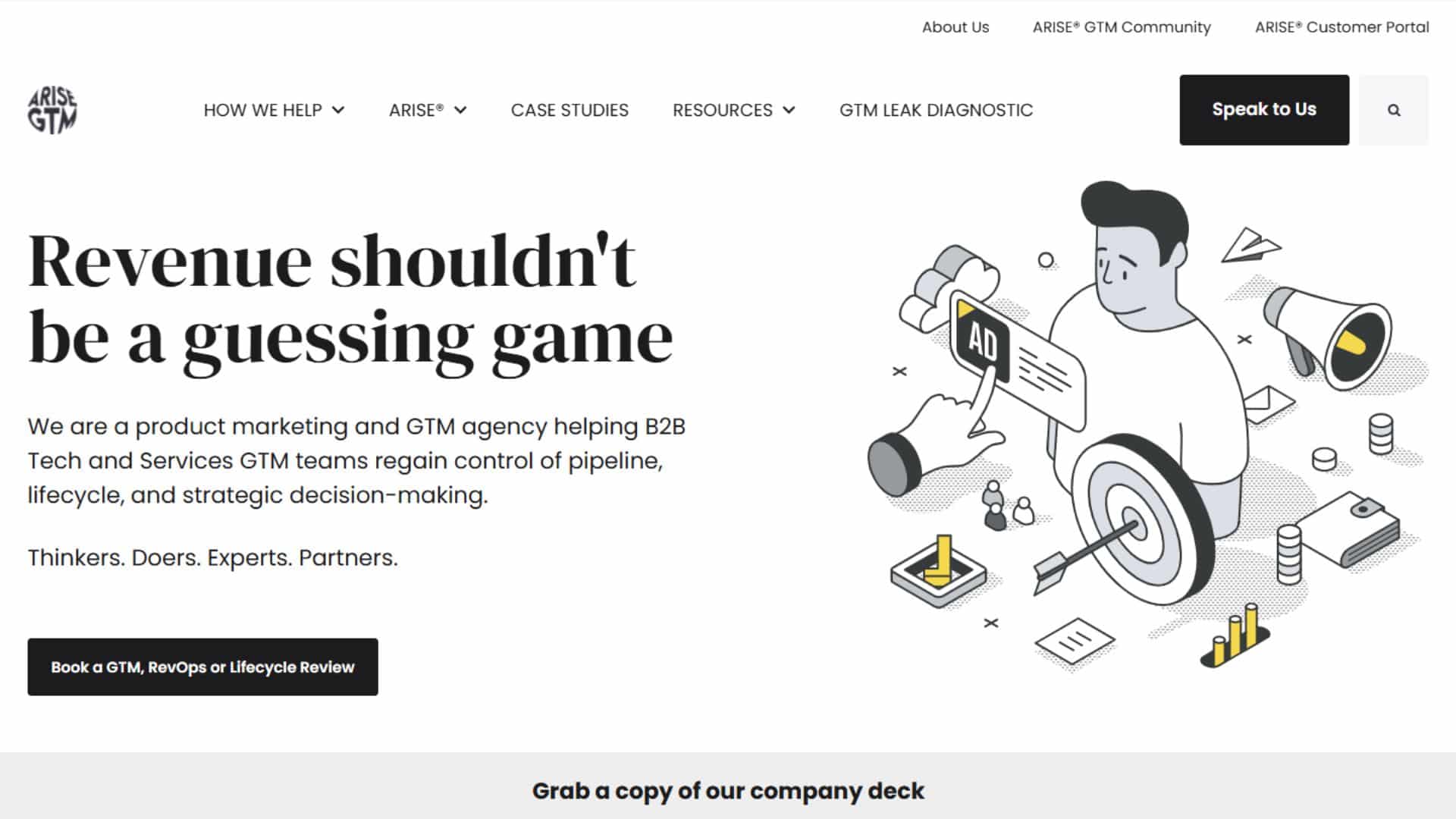 ARISE GTM website