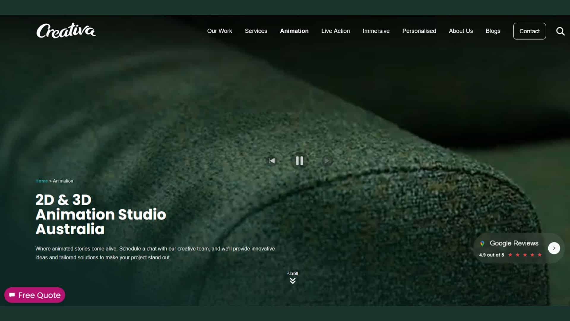 Creativa Website
