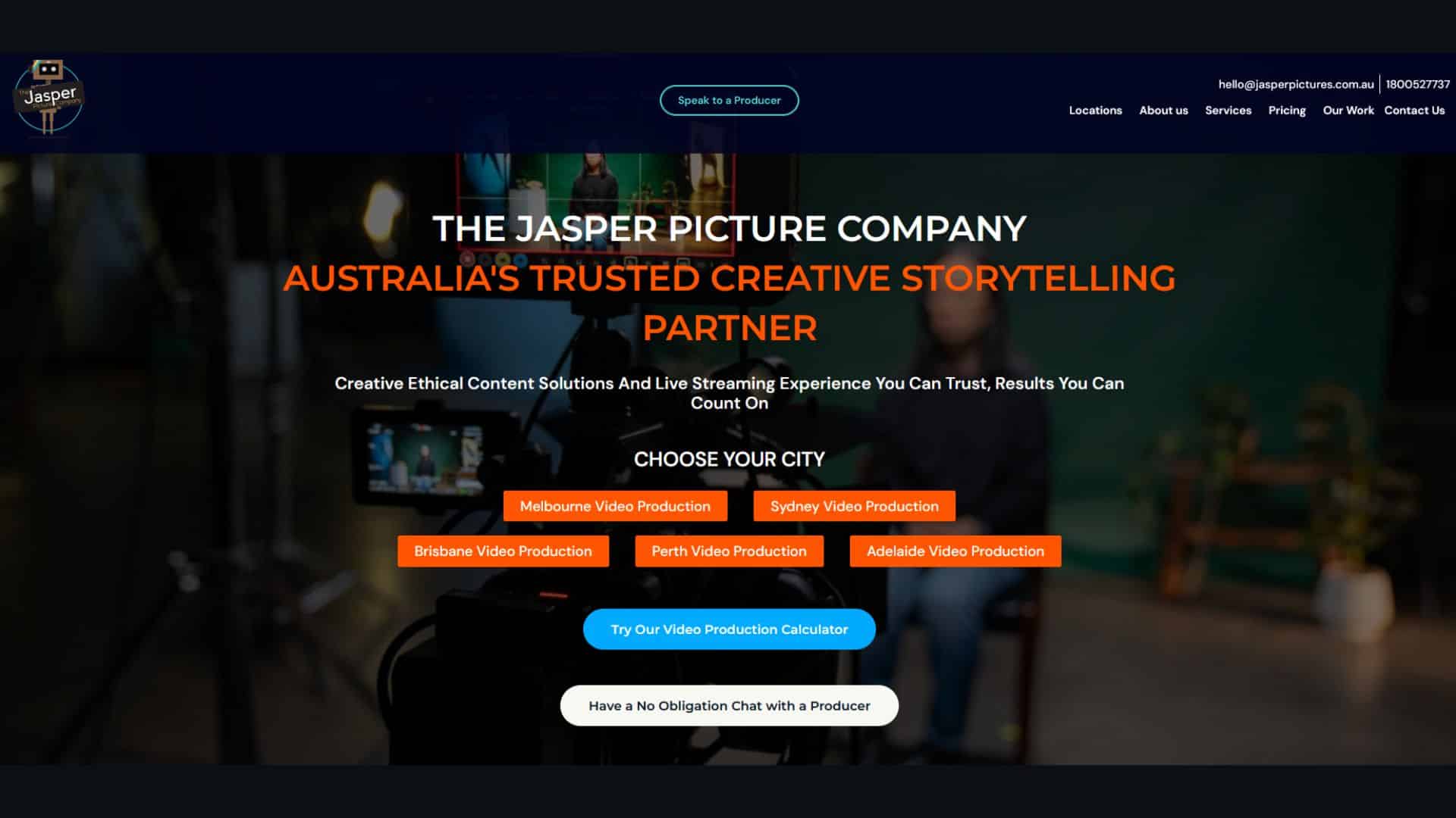 Jasper Picture Company Website