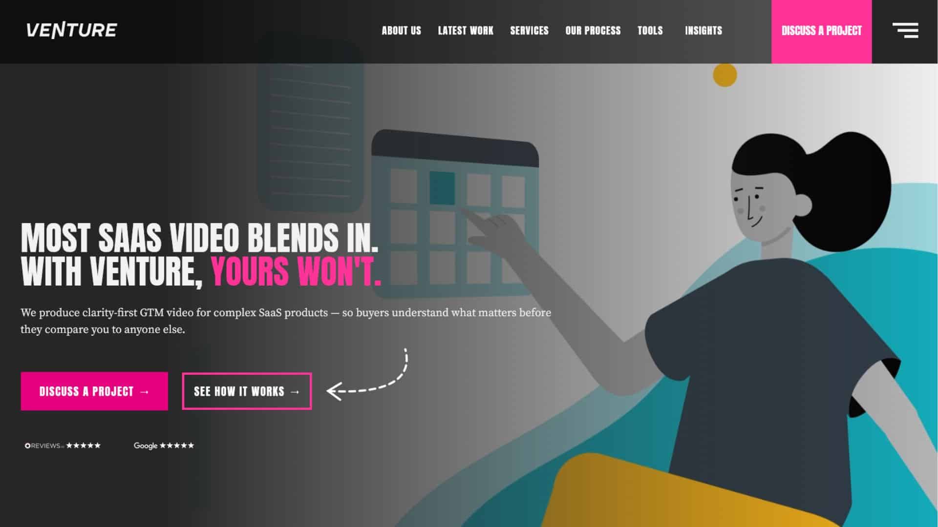Venture Videos Website