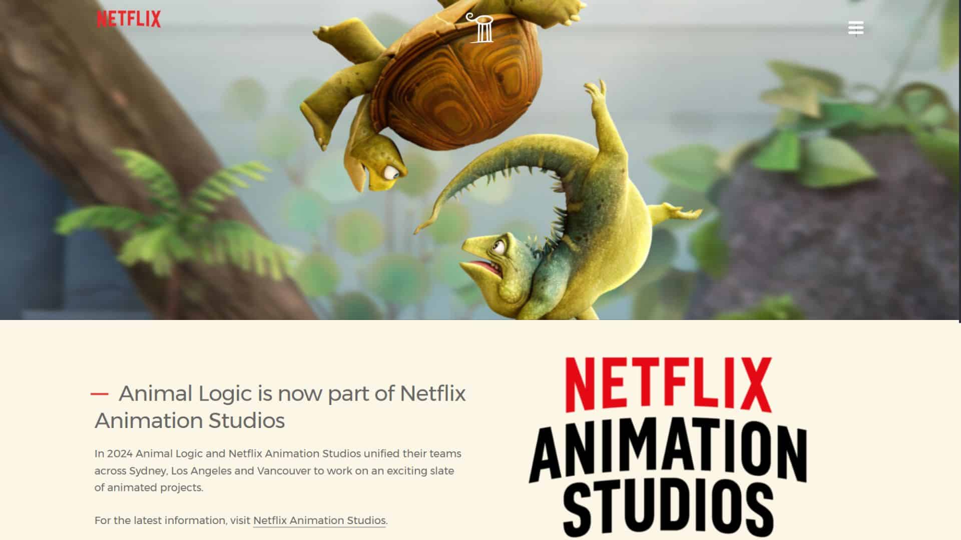 Animal Logic Website