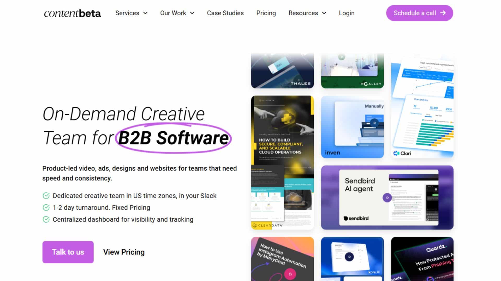 Content Beta Website