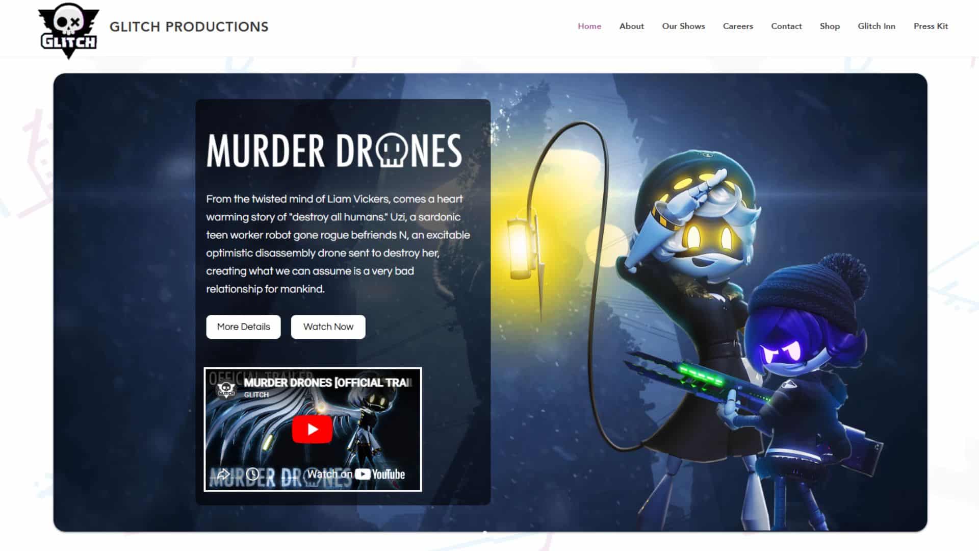Glitch Productions Website