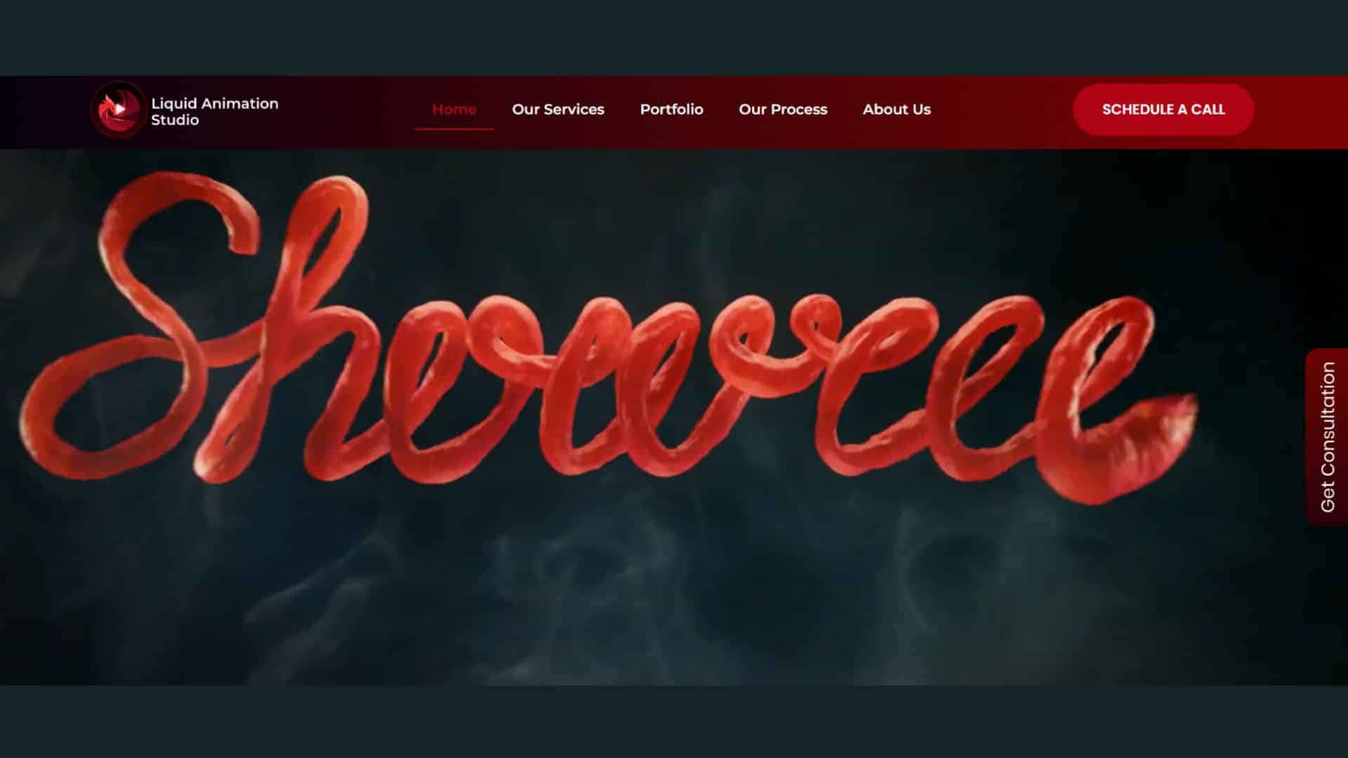 Liquid Animation Website