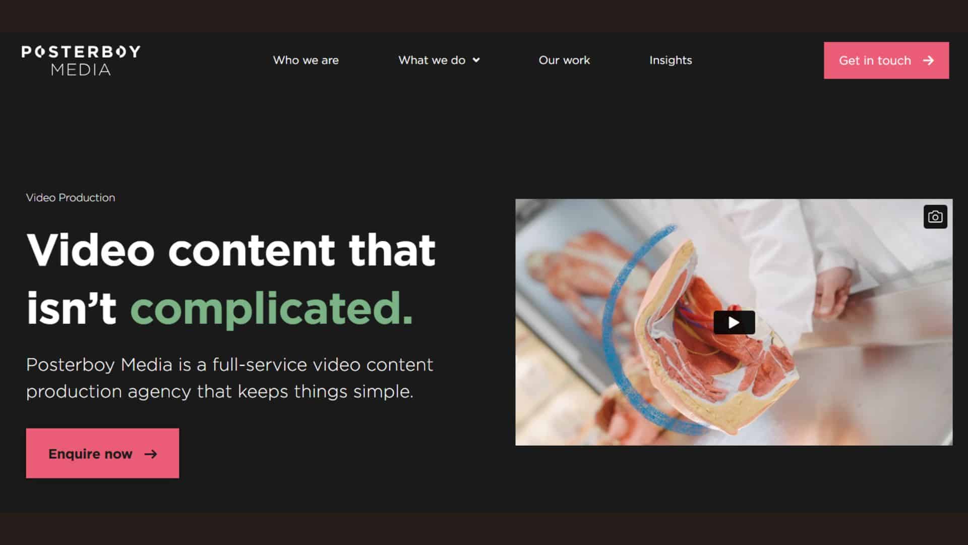 Posterboy Media Website