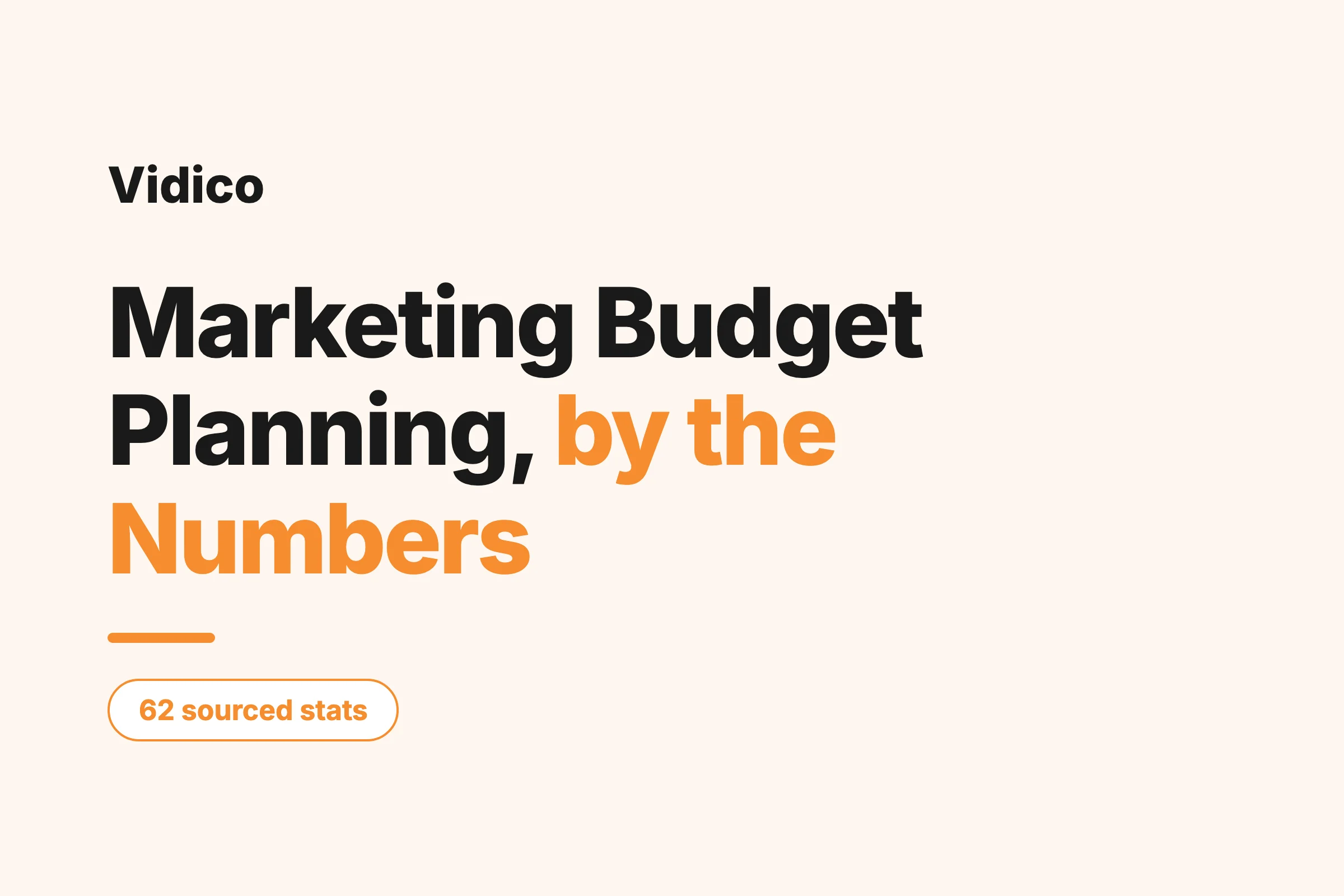 62 Marketing Budget Planning Statistics for 2026
