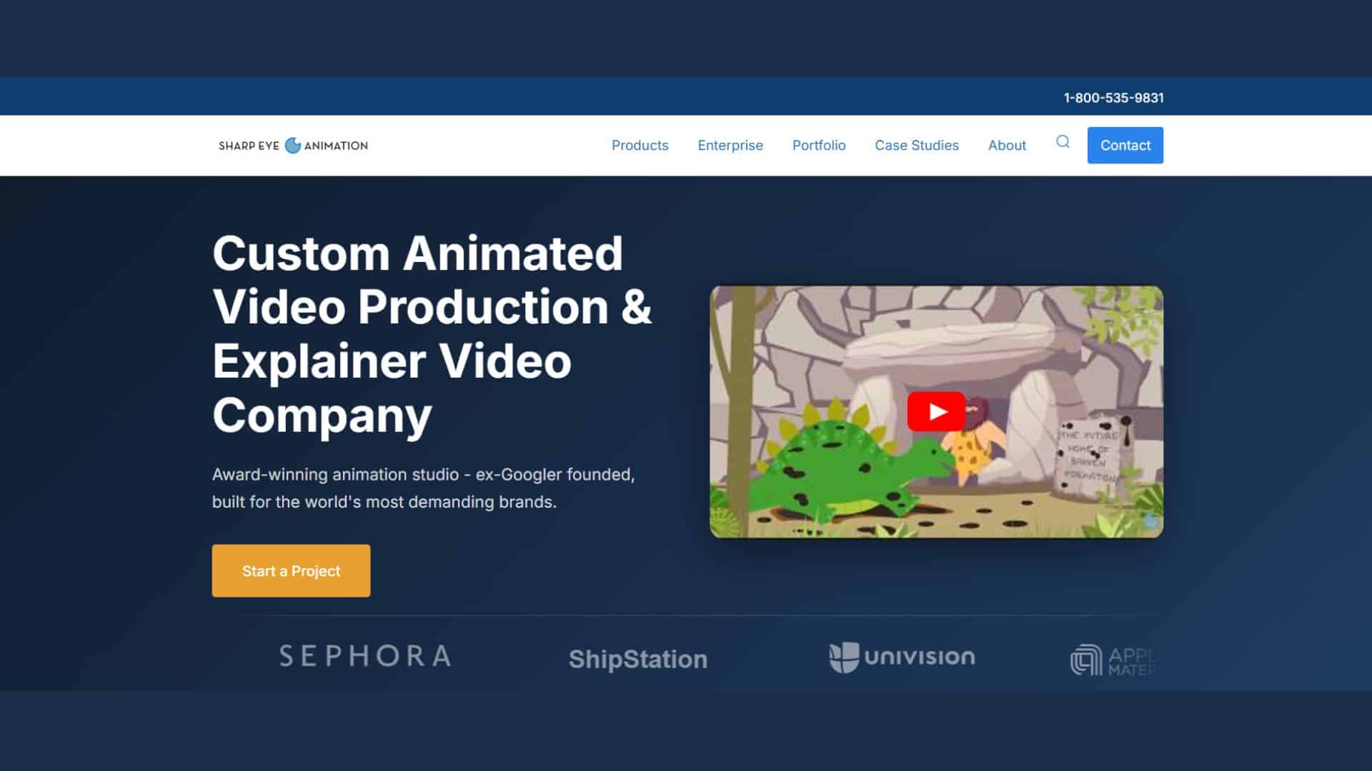 Sharp Eye Animation Website