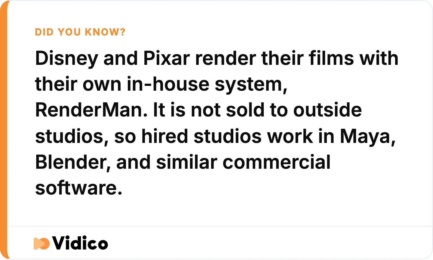 Even the software behind the famous studios is off-limits to the ones you can hire.