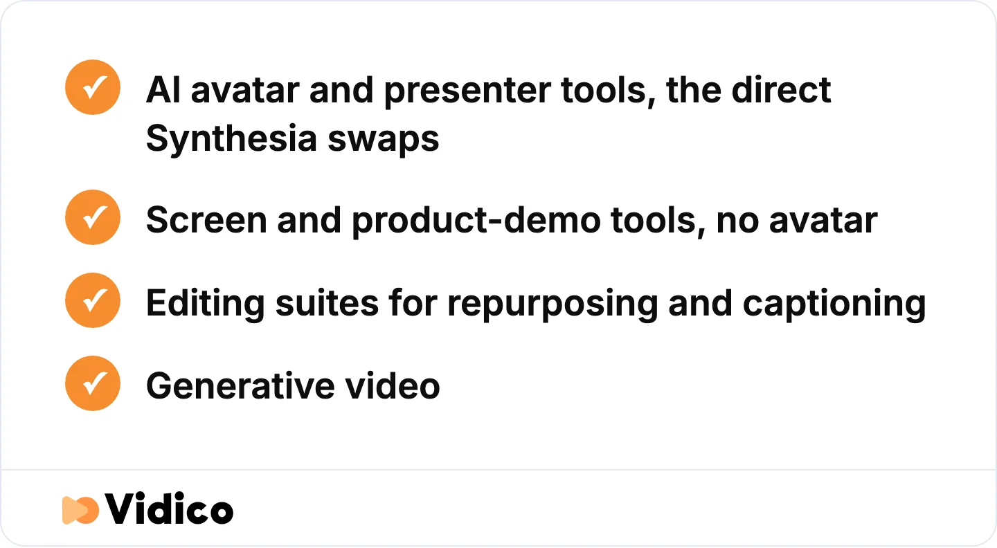 Pick the category before you pick the tool.