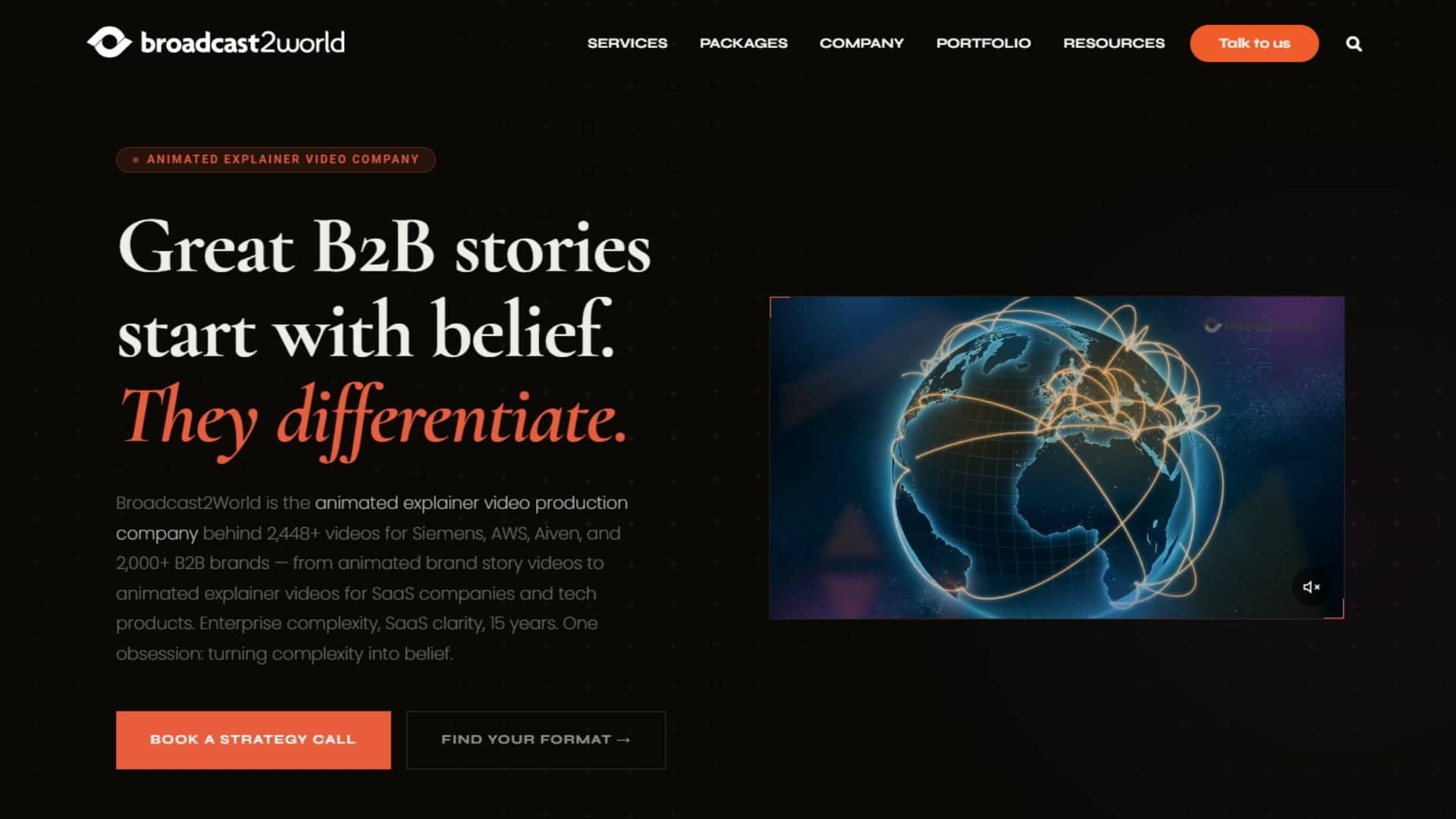 Broadcast2World Website