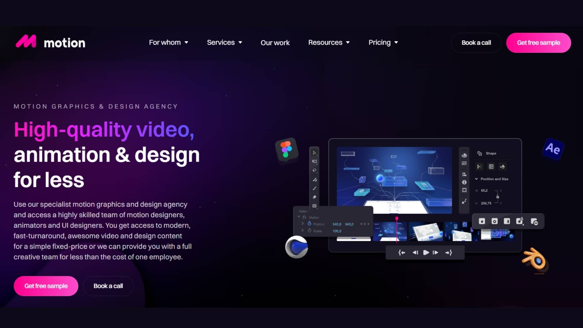 Motion The Agency Website