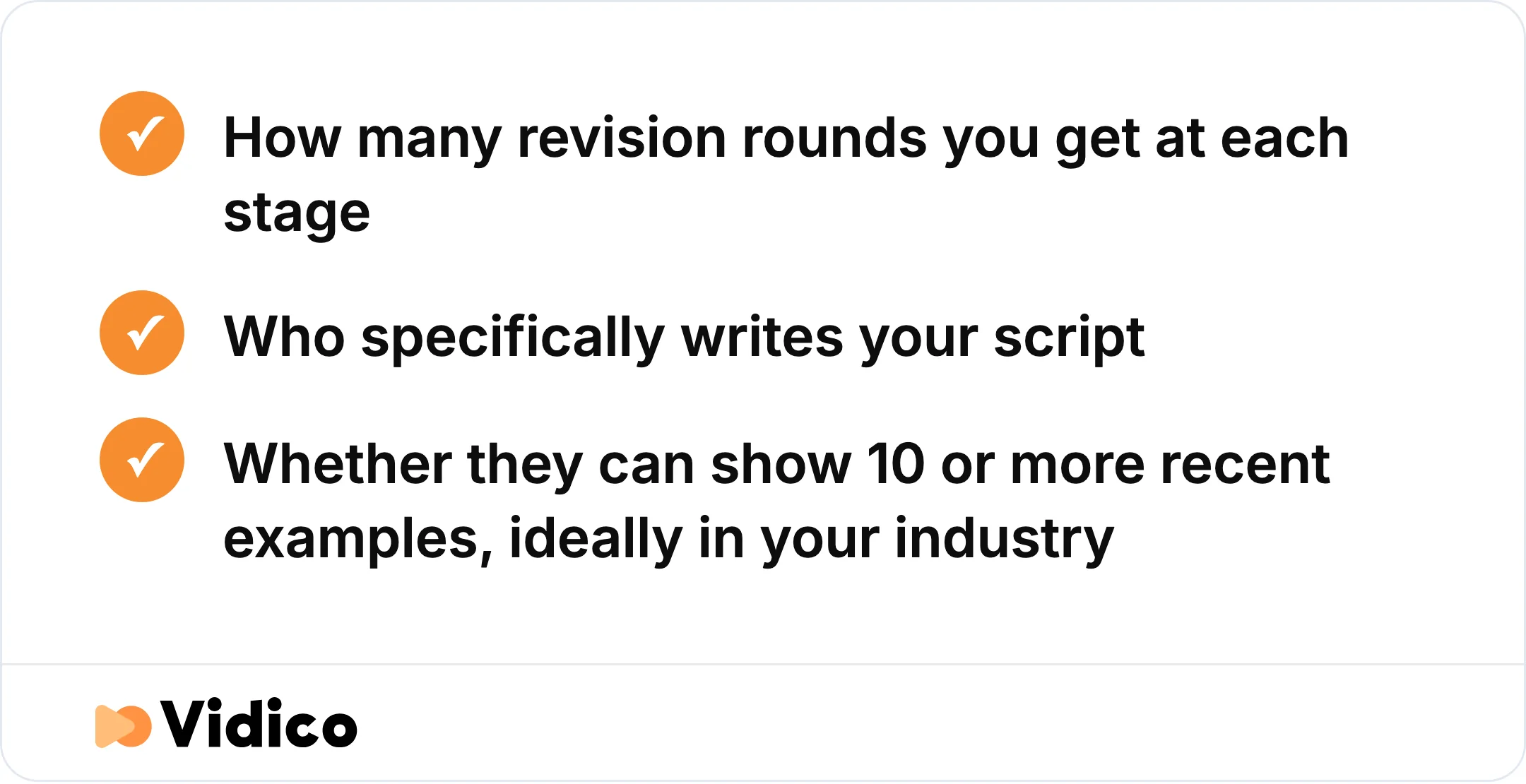 Three questions to run past every shortlisted vendor before you sign.