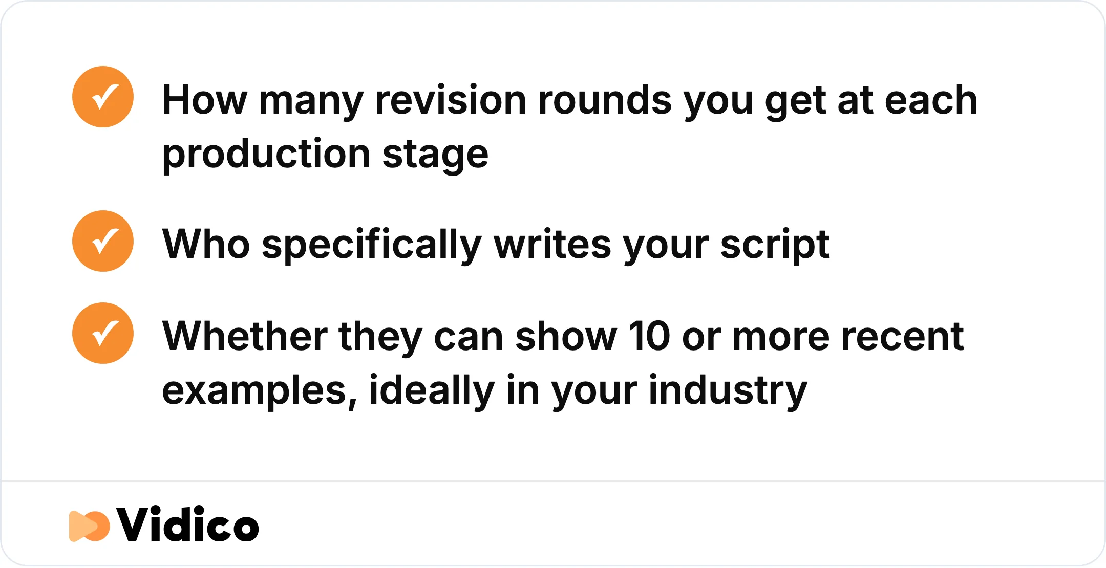 Three questions to run past every shortlisted vendor before you sign.