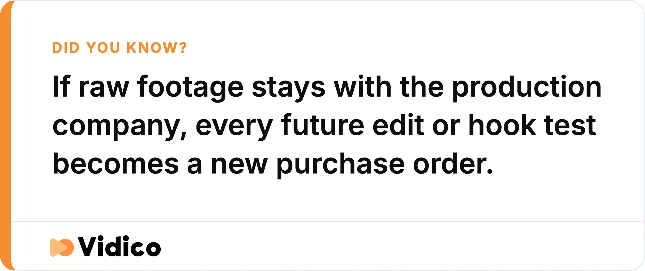 Raw-footage ownership is one of the hidden costs that can turn a one-time brand video into a recurring expense.